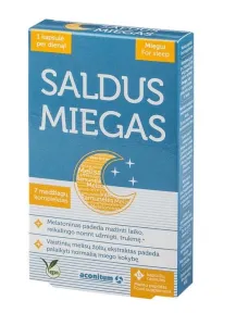 Maisto papildas ACONITUM Saldus miegas kapsulės N15