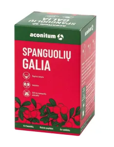 Maisto papildas ACONITUM Spanguolių galia paketėliai N14