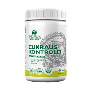 Maisto papildas ŠVF Cukraus kontrolei kapsulės N60
