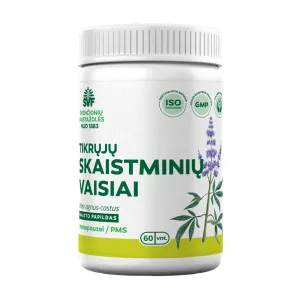 Maisto papildas ŠVF Tikrųjų skaistminių vaisiai menopauzei kapsulės N60