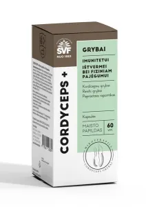 Maisto papildas ŠVF CORDYCEPS + kapsulės N60