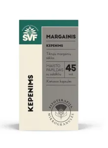 Maisto papildas ŠVF Margainis Kepenims mikrogranulės kietosiose kapsulėse N45