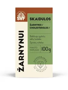 Maisto papildas ŠVF maistinės skaidulos žarnynui su špinatais 100g