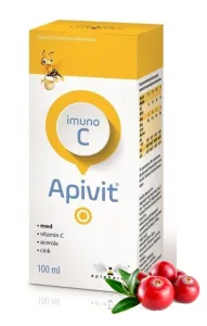 Maisto papildas APIVIT IMUNO C sirupas 100ml