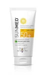 SUNMED aukštos apsaugos veido kremas nuo saulės SPF50+ 50ml