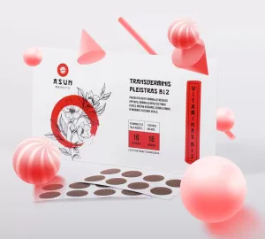 ASUN transderminis vitaminų pleistras „Vitaminas B12“ N16