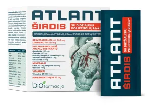 Maisto papildas ATLANT širdis N28 (milteliai)