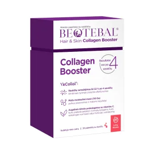 Maisto papildas BEOTEBAL Hair & Skin Collagen Booster paketėliai 25ml N30