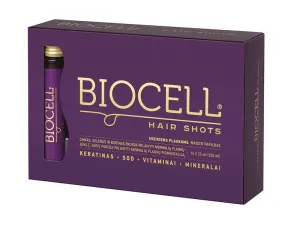 Maisto papildas BIOCELL Hair Shots 14x25ml (350ml)