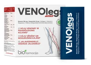 Maisto papildas VENOlegs 750:75 milteliai 2.1g N28