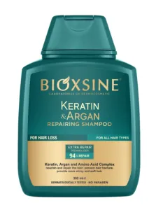 BIOXSINE Keratin&Argan atstatomasis plaukų šampūnas 300ml