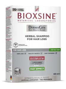 BIOXSINE šampūnas nuo plaukų slinkimo riebiems plaukams 300ml