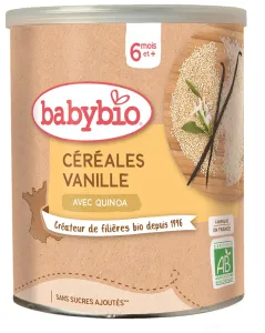 BABYBIO ekologiška grūdų košė su vanile (nuo 6 mėn.) 220g
