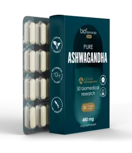 Maisto papildas Biofarmacija CAPS PURE ASHWAGANDHA 480mg kapsulės N30