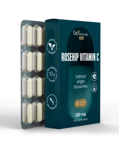 Maisto papildas Biofarmacija CAPS ROSEHIP VITAMIN C 320mg kapsulės N30