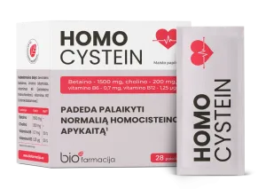 Maisto papildas HOMOCYSTEIN 2g milteliai pakeliuose N28