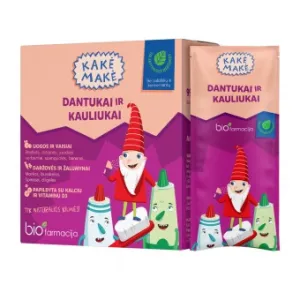 Maisto papildas KAKĖ MAKĖ Dantukai ir Kaulai paketėliai N28