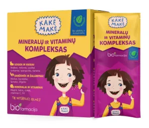 Maisto papildas KAKĖ MAKĖ Mineralų ir Vitaminų kompleksas paketėliai N28