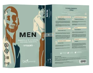 Maisto papildas mineralų ir vitaminų dovanų rinkinys vyrams MEN