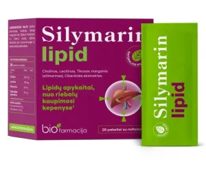 Maisto papildas SILYMARIN Lipid milteliai N28