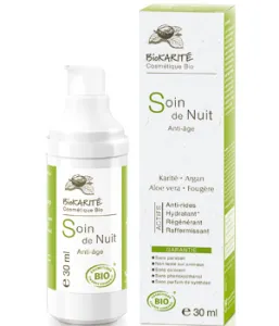 BIOKARITE naktinis veido kremas 30ml