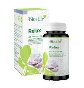 Maisto papildas BIOSTILE  Relax kapsulės nervų sistemai N60