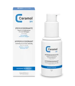 CERAMOL 311 HYPERDEODORANT dezodorantas jautriai ir alergiškai odai 75ml