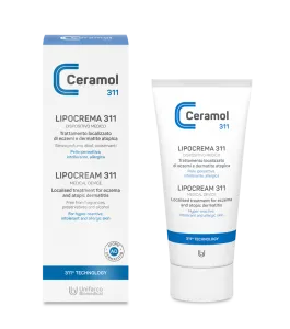 CERAMOL 311 LIPOCREAM kūno kremas jautriai, dirgliai ir alergiškai odai 50ml