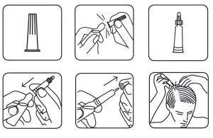 CRESCINA HFSC TRANSDERMIC ampulės plaukų atauginimui skatinti VYRAMS 1300 stiprumo 20 vnt