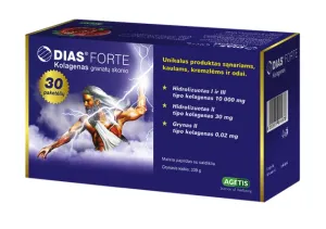 DIAS FORTE tirpus kolagenas (granatų skonio) 30 pak