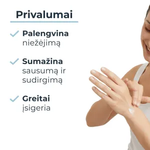 EUCERIN AtopiControl rankų kremas sausai, atopinei odai 75ml