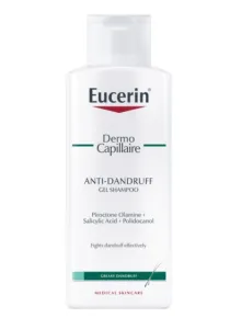 EUCERIN DermoCapillaire gelinis šampūnas nuo pleiskanų riebiai galvos odai 250ml