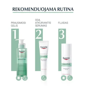 EUCERIN DermoPure matinį efektą suteikiantis fluidas į aknę linkusiai odai 50ml