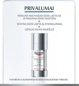EUCERIN Hyaluron Filler naktinis šveitiklis ir serumas 30ml