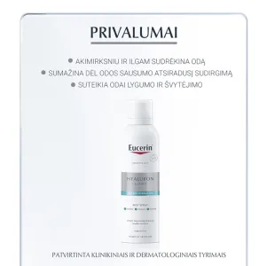 EUCERIN Hyaluron Filler purškiamoji migla 150ml