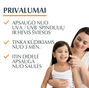 EUCERIN Sun Kids purškalas nuo saulės vaikams SPF50+ 200ml