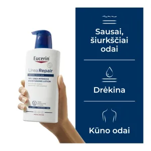 EUCERIN UreaRepair Plus kūno losjonas su 10% šlapalo 400ml