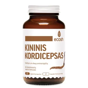 Maisto papildas ECOSH Kininis kordicepsas 500mg N90