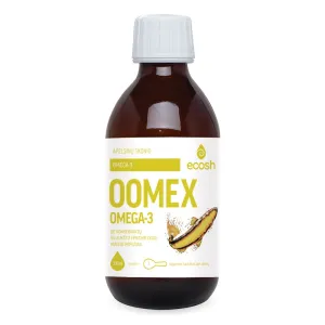 Maisto papildas ECOSH OOMEX žuvų taukai (apelsinų skonio) 300ml