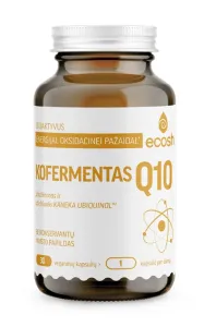 Maisto papildas ECOSH Kofermentas Q10, ubichinonas ir ubichinolis Kaneka Ubiquinol™ kapsulės N30