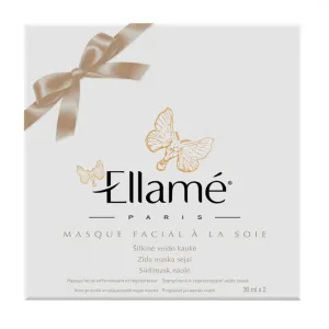 ELLAME stangrinamoji šilkinė veido kaukė ANTI-AGING, 2 vnt.
