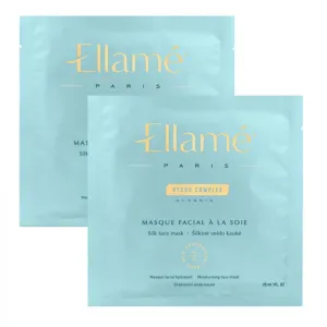 ELLAME drėkinanti šilkinė veido kaukė HYDRO COMPLEX, 2 vnt.