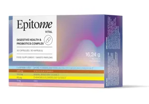 Maisto papildas EPITOME Vital Digestive Health & Probiotics Complex kapsulės N30