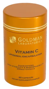 Maisto papildas GOLDMAN liposomnis vitaminas C 250mg N90 (tinka veganams ir vegetarams)