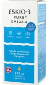 Maisto papildas ESKIO-3 PURE OMEGA-3 žuvų taukai 210ml
