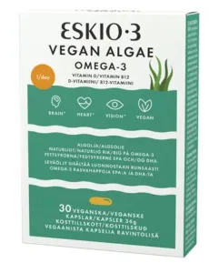 Maisto papildas ESKIO-3 VEGAN ALGAE N30