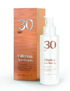 FILLERINA Sun Beauty kūno pienelis nuo saulės – SPF 30 su Fillerina® 12 Hialurono rūgščių molekulėmis 150ml