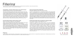 FILLERINA dermatologinio kosmetinio užpildo rinkinys su 6 hialurono rūgštimis ir peptidais 3 lygis