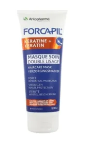 FORCAPIL Keratin+ dvejopo naudojimo plaukų priežiūros kaukė 200ml