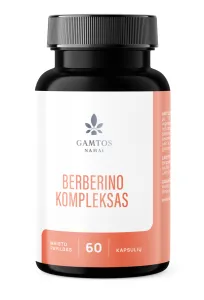 Maisto papildas GAMTOS NAMAI  Berberino kompleksas kapsulės N60